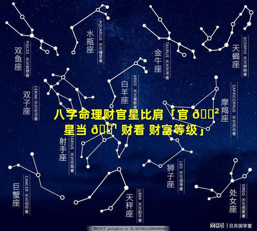 八字命理财官星比肩「官 🌲 星当 🌹 财看 财富等级」
